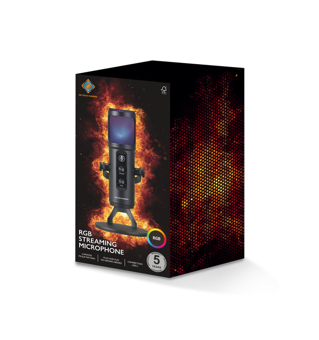 EAN 7333048060846 - Deltaco Gaming GAM-171 micrófono Negro Micrófono para crear podcasts imagen 11