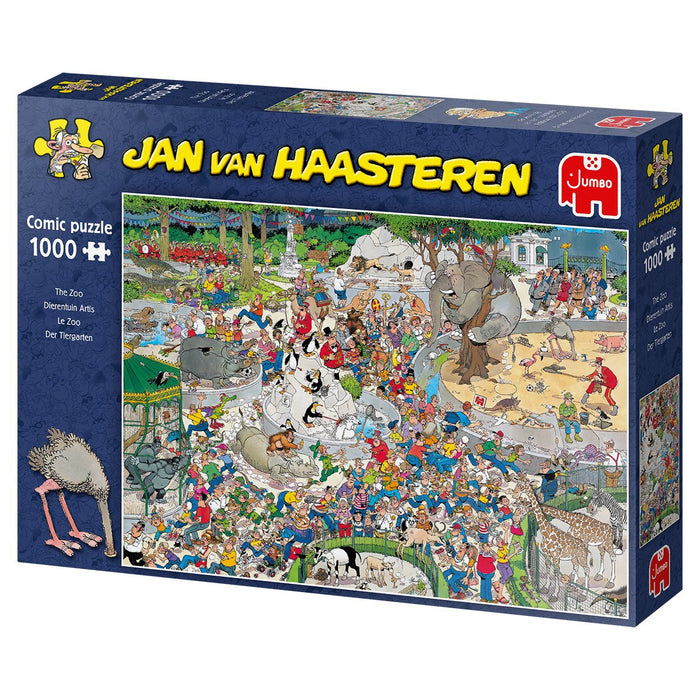 EAN 8710126014912 - Jan van Haasteren At the Zoo 1000 pcs Puzzle rompecabezas 1000 pieza(s) Cómics imagen 5