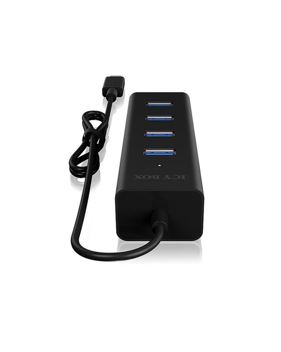 EAN 4250078165880 - ICY BOX IB-HUB1409-C3 USB 3.2 Gen 1 (3.1 Gen 1) Type-C 5000 Mbit/s Negro imagen 3