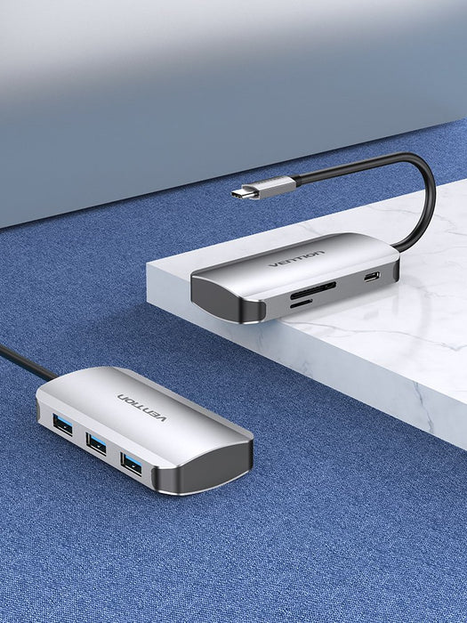 EAN 6922794753495 - Vention TNHHB hub de interfaz USB Tipo C 5000 Mbit/s imagen 3