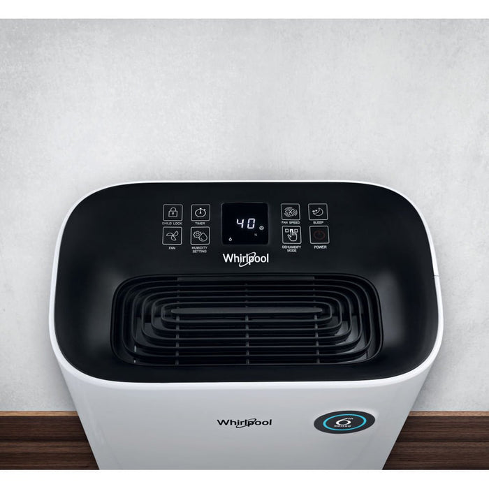 EAN 8003437607165 - Whirlpool DE20W5252 6,5 L 44 dB 420 W Negro, Blanco imagen 12