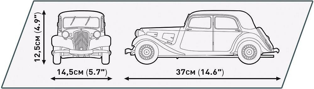 EAN 5902251243364 - COBI Citroen Traction Avant 11CV 1938 - Executive Edition imagen 9