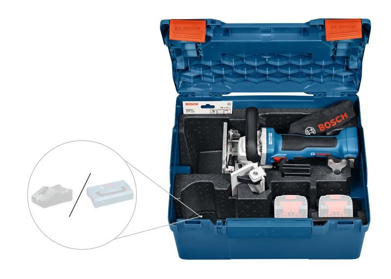 EAN 4053423243550 - Bosch GFF 18V-22 Professional Amoladora angular 11000 RPM Negro, Azul imagen 3