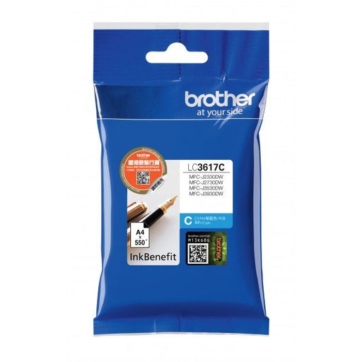 EAN 4977766767644 - Brother LC-3617C cartucho de tinta 1 pieza(s) Original Rendimiento estándar Cian imagen 1