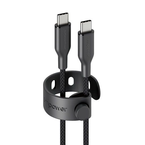 EAN 5715685027635 - PanzerGlass empower by ® Racing 60W USB-C to USB-C Cable | USB 2.0 | 2M | Space Black cable USB Negro imagen 1
