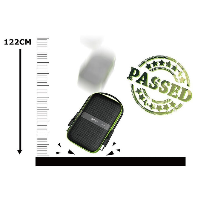 EAN 4712702647464 - Silicon Power Armor A60 disco duro externo 4 TB 2.5" Micro-USB B 3.2 Gen 1 (3.1 Gen 1) Negro, Verde imagen 4