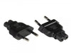 EAN 4014619460724 - Alcasa PA-0370S adaptador de enchufe eléctrico Tipo C (Europlug) C7 Negro imagen 1