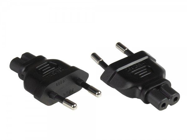 EAN 4014619460724 - Alcasa PA-0370S adaptador de enchufe eléctrico Tipo C (Europlug) C7 Negro imagen 1