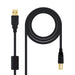 EAN 8433281004443 - Nanocable 10.01.1202 cable USB USB 2.0 2 m USB A USB B Negro imagen 1