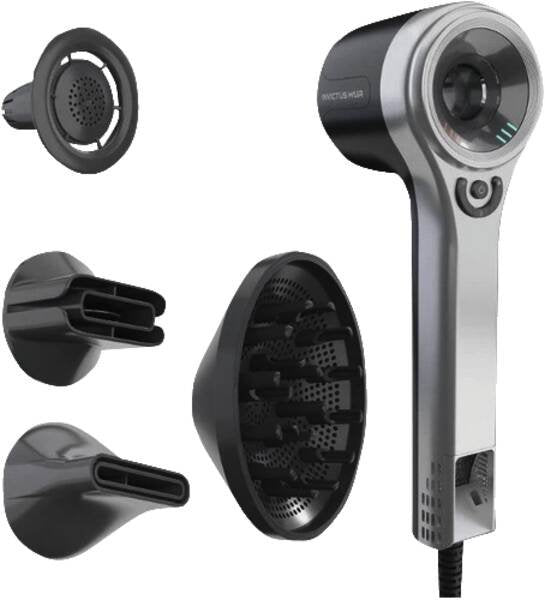 EAN 4023012082136 - Genius 08213 secador 1600 W Negro, Plata imagen 1