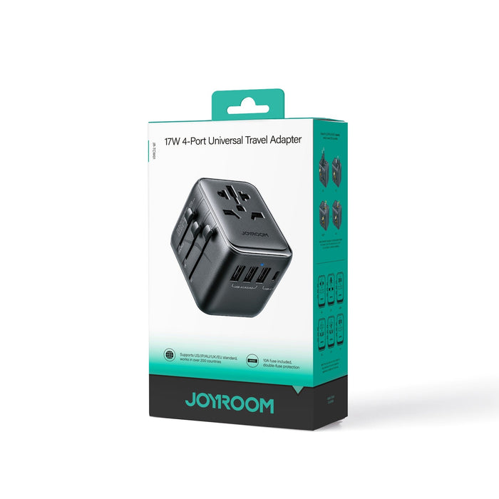 EAN 6956116701963 - JOYROOM JR-TCW01 adaptador de enchufe eléctrico Universal Negro imagen 8