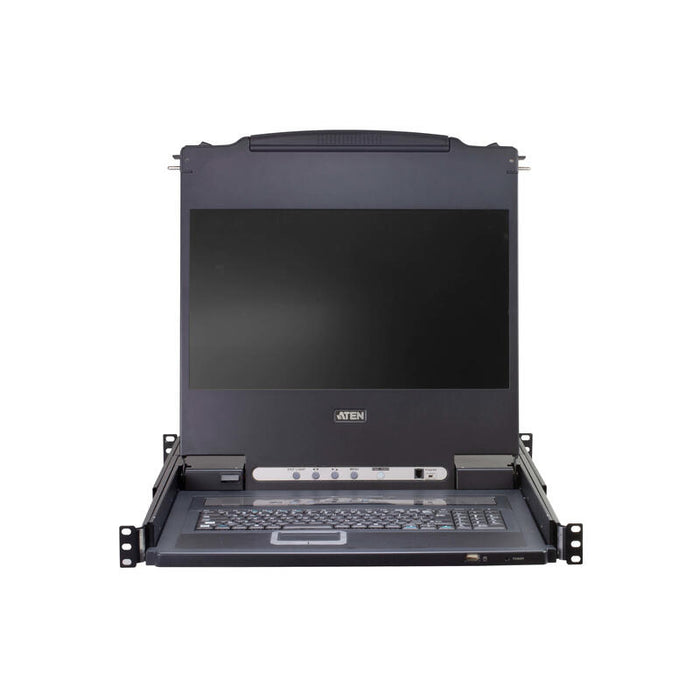 8 Port 17" Lcd Kvmp Switch  With French Keyboard