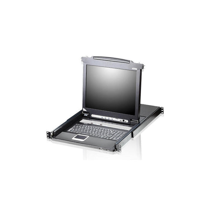 8 Port 17" Lcd Kvmp Switch  With Swiss/German Keyboard