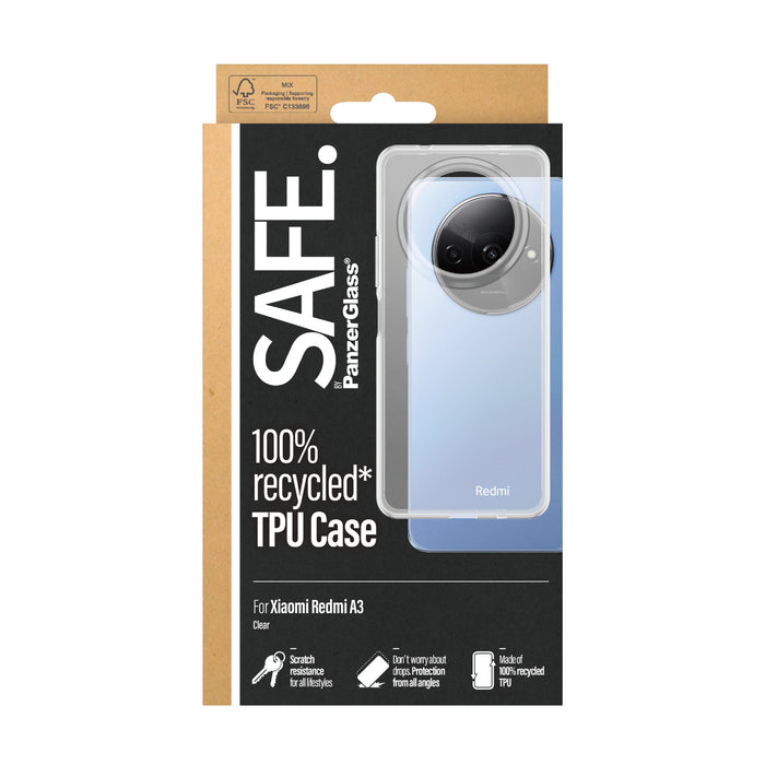 EAN 5715685001833 - PanzerGlass SAFE. by ® TPU Case Transparent Xiaomi Redmi A3 funda para teléfono móvil Transparente imagen 3