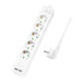 EAN 4052792057812 - LogiLink LPS249U base múltiple 1,5 m 5 salidas AC Interior Blanco imagen 1