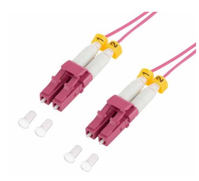 EAN 4052792073416 - LogiLink FS4LC01 Cable de fibra óptica e InfiniBand 1 m LC LC/UPC Violeta imagen 1