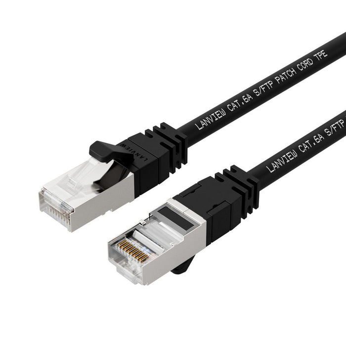 EAN 5715063278239 - Lanview LV-SFTP6A015B cable de red Negro 1,5 m Cat6a S/FTP (S-STP) imagen 1