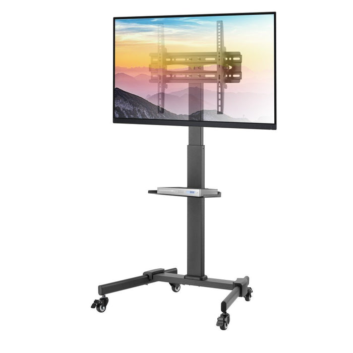 EAN 8059018365252 - Techly ICA-TR21L mueble y soporte para dispositivo multimedia Negro Panel plano Carro multimedia imagen 3