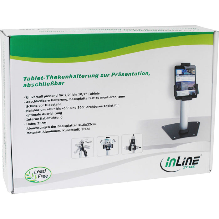 EAN 4043718232864 - InLine 23166C soporte Soporte pasivo Tablet/UMPC Negro, Plata imagen 8