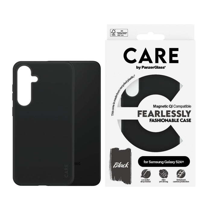 EAN 5715685012365 - PanzerGlass CARE™ by ® Case Black w. Qi Compatible Samsung Galaxy S24+ funda para teléfono móvil Negro imagen 2