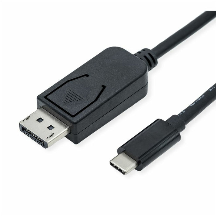 EAN 7630049619142 - ROLINE 11.04.5835 adaptador de cable de vídeo 1 m DisplayPort USB Tipo C Negro imagen 1