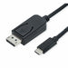 EAN 7630049619142 - ROLINE 11.04.5835 adaptador de cable de vídeo 1 m DisplayPort USB Tipo C Negro imagen 1