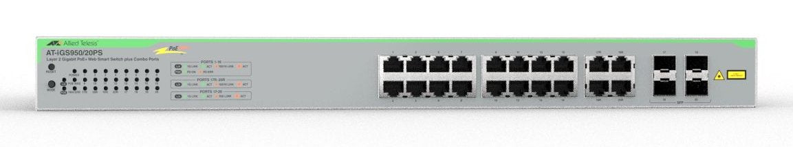 EAN 767035239538 - Allied Telesis iGS950/20PS Gestionado L2 Gigabit Ethernet (10/100/1000) Energía sobre Ethernet (PoE) Monta imagen 1