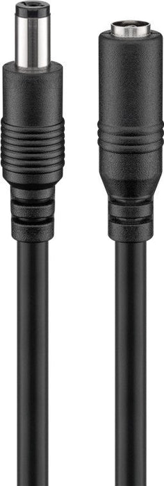 EAN 4040849766718 - Goobay 76671 cable de transmisión Negro 5 m 5.5 x 2.1 mm imagen 2