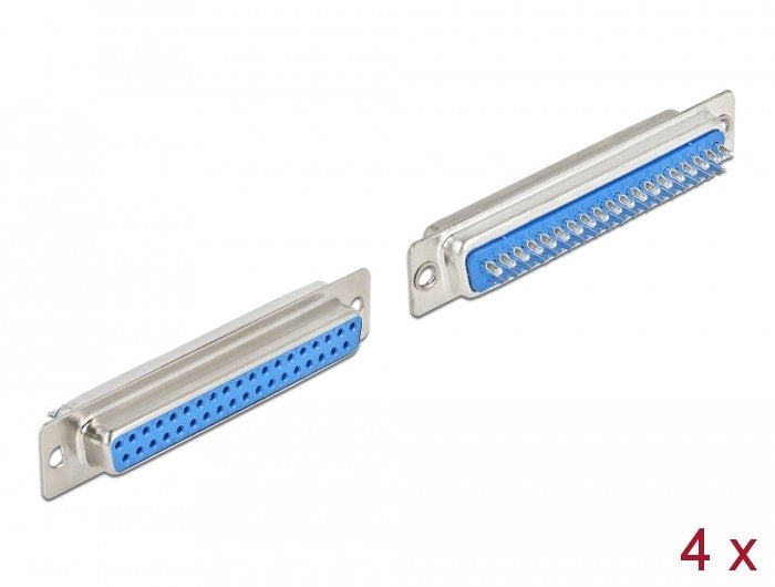 EAN 4043619667154 - DeLOCK 66715 conector D-Sub 37 pin Azul, Plata imagen 1