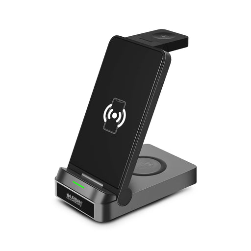 EAN 3760170884165 - Urban Factory SWC40UF cargador de dispositivo móvil Universal Negro USB Cargador inalámbrico Carga rápida imagen 1