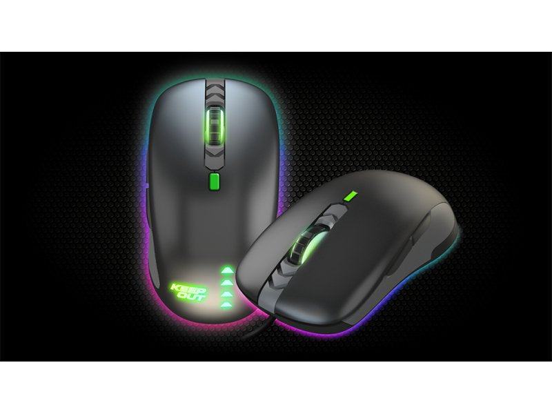 EAN 8435099522317 - KeepOut X9CH ratón Juego Ambidextro USB tipo A Laser 8200 DPI imagen 4