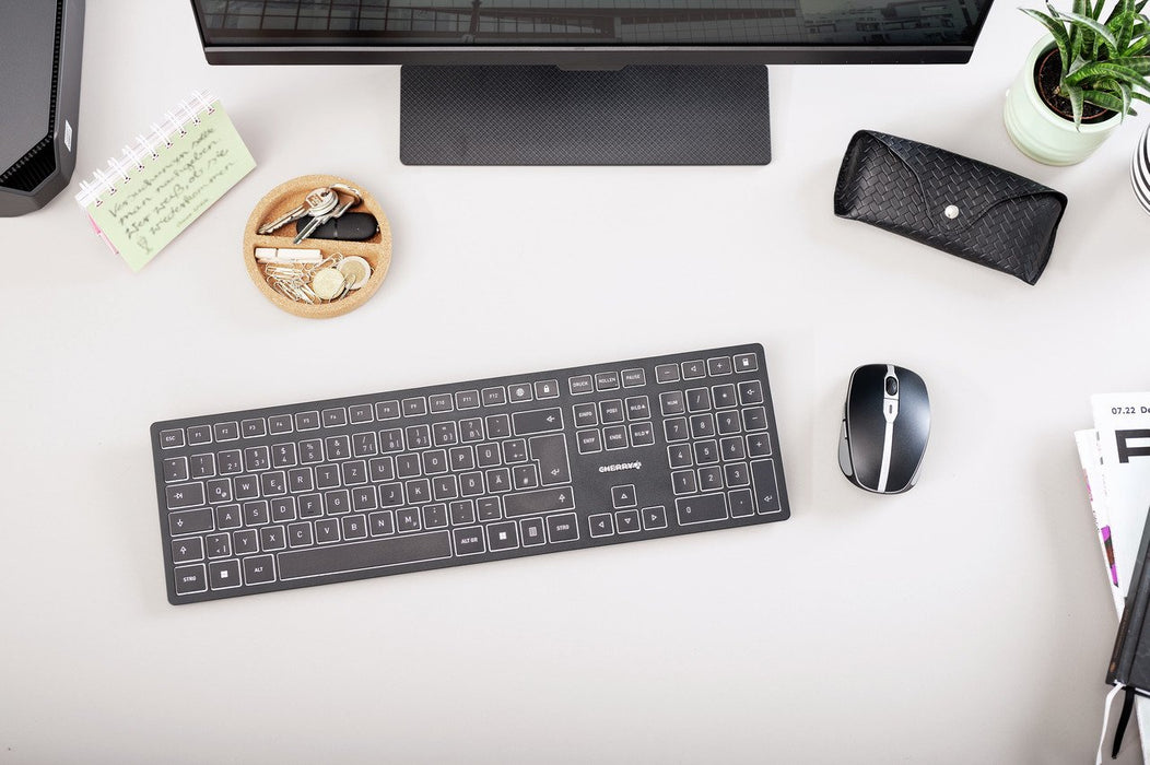EAN 4025112097188 - CHERRY KW 9100 SLIM teclado Universal RF Wireless + Bluetooth AZERTY Francés Negro imagen 13