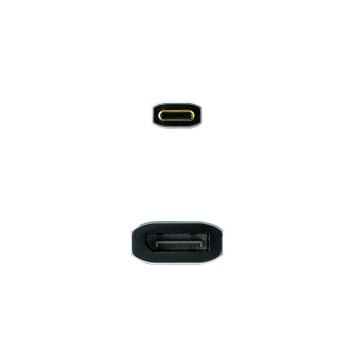 EAN 8433281012875 - Nanocable 10.16.4104-G adaptador de cable de vídeo 0,15 m USB Tipo C imagen 3