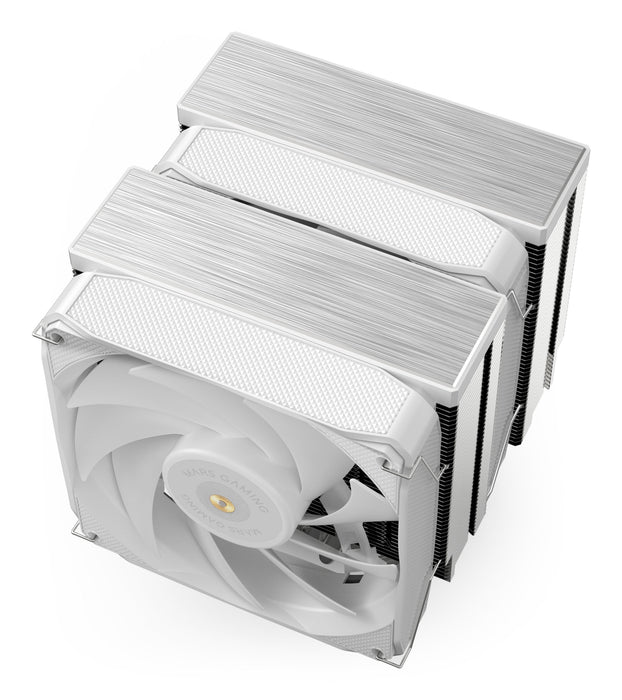 EAN 8435693109327 - Mars Gaming MCPU-XU6W Procesador Refrigerador de aire 12 cm Blanco 1 pieza(s) imagen 2