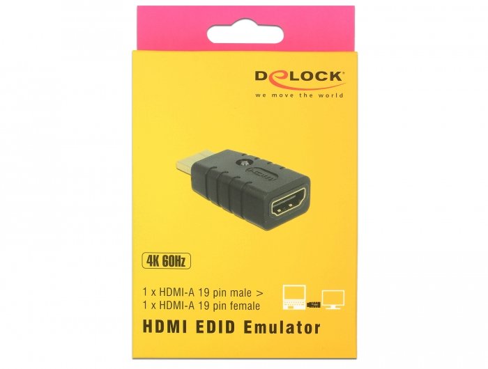 EAN 4043619633203 - DeLOCK 63320 cambiador de género para cable 1 x HDMI-A 19 pin Negro imagen 3