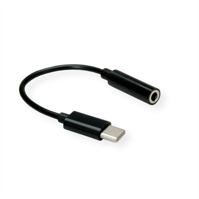 EAN 7630049617032 - VALUE 12.99.3214 cable de audio 0,13 m 3,5mm USB Negro imagen 1