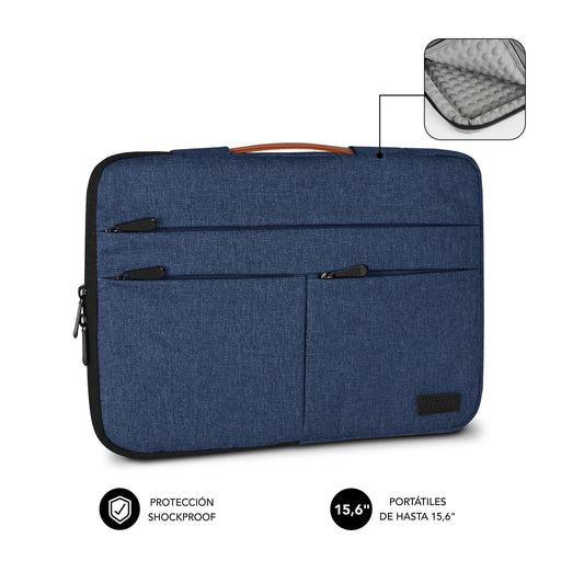 EAN 8436586742737 - SUBBLIM SUBLS-AP36052 maletines para portátil 39,6 cm (15.6") Azul imagen 2