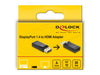 EAN 4043619610846 - DeLOCK 61084 cambiador de género para cable DisplayPort HDMI Negro imagen 3