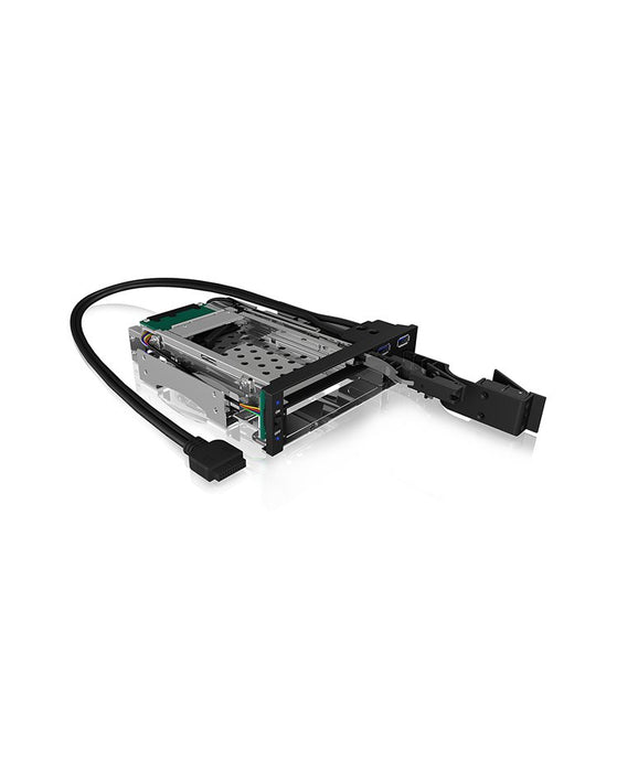 EAN 4250078169635 - ICY BOX IB-174SSK-U 13,3 cm (5.25") Bandeja para disco duro Negro imagen 11
