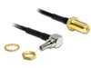 EAN 4043619884667 - DeLOCK 88466 cable de señal 0,2 m Negro, Oro, Plata imagen 1