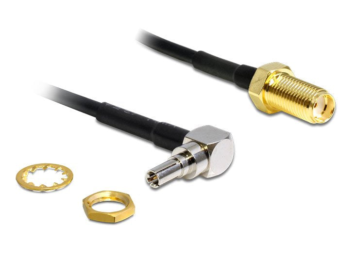 EAN 4043619884667 - DeLOCK 88466 cable de señal 0,2 m Negro, Oro, Plata imagen 1