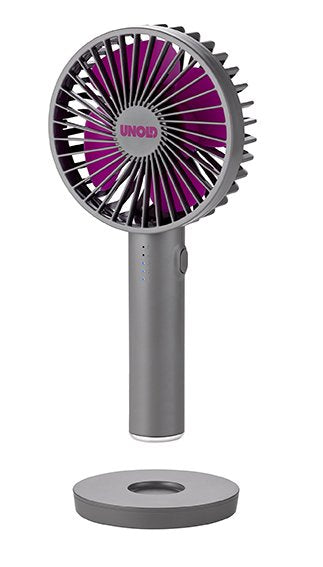 EAN 4011689866296 - Unold Breezy II Gris, Púrpura 10 cm Ventilador de mano imagen 5