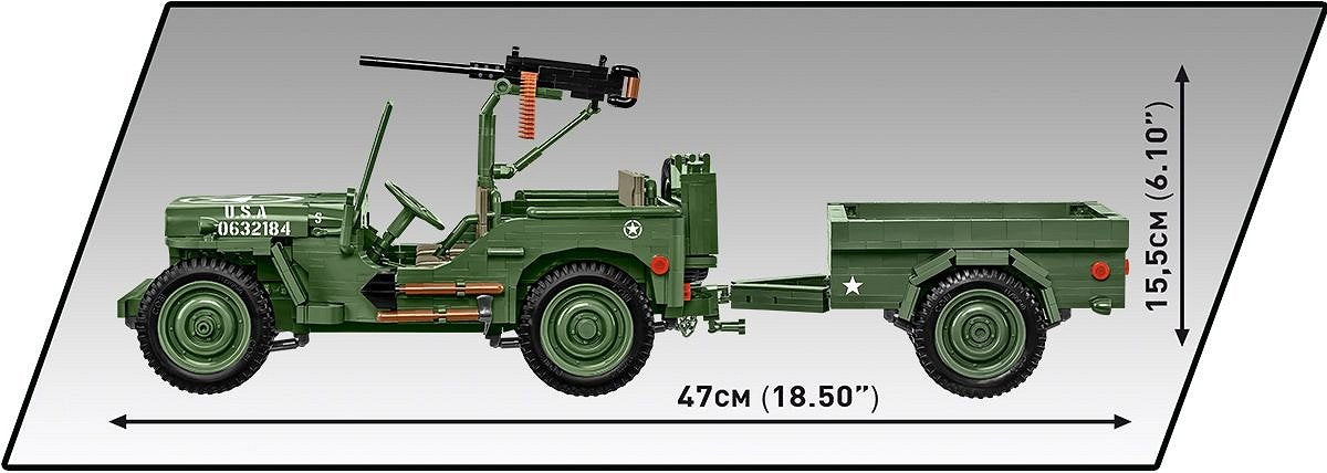 EAN 5902251028046 - COBI Willys MB & Trailer - Executive Edition imagen 11
