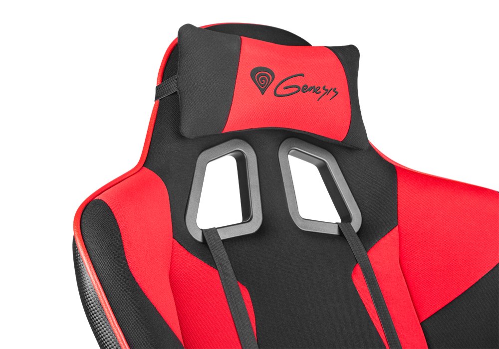 EAN 5901969402476 - GENESIS SX77 Silla para videojuegos de PC Asiento acolchado Negro, Rojo imagen 3