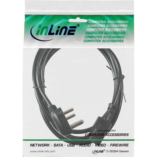 EAN 4043718135424 - InLine 4043718135424 Negro 1,8 m Enchufe tipo M IEC C13 imagen 2