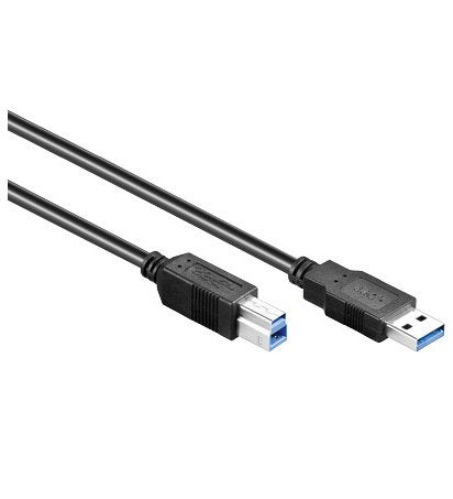 EAN 4014619302185 - Alcasa 2710-S02 cable USB USB 3.2 Gen 1 (3.1 Gen 1) 1,8 m USB A USB B Negro imagen 1