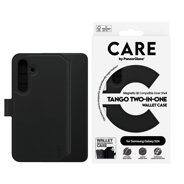 EAN 5715685012327 - PanzerGlass CARE™ by ® Tango 2-in-1 Wallet Case w. Qi Compatible Samsung Galaxy S24 funda para teléfono m imagen 2