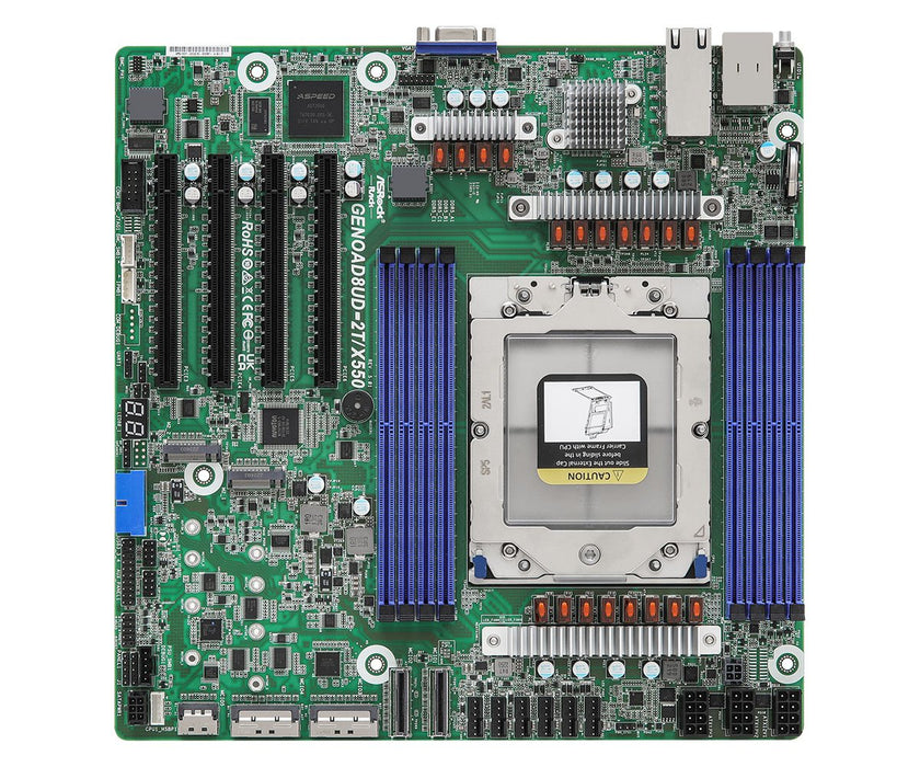EAN 4710483938276 - Asrock GENOAD8UD-2T/X550 placa base Socket SP5 micro ATX imagen 1