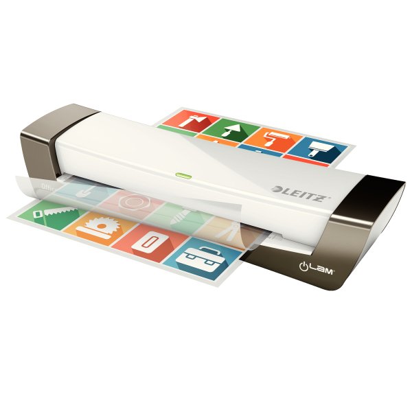 EAN 4002432112876 - Leitz iLAM Laminator Office A4 Laminadora térmica 500 mm/min Plata, Blanco imagen 3