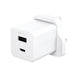 EAN 5715685027567 - PanzerGlass empower™ by ® Turbo 35W Charger incl. USB-C + USB-A | UK Plug| Silver White Blanco imagen 1